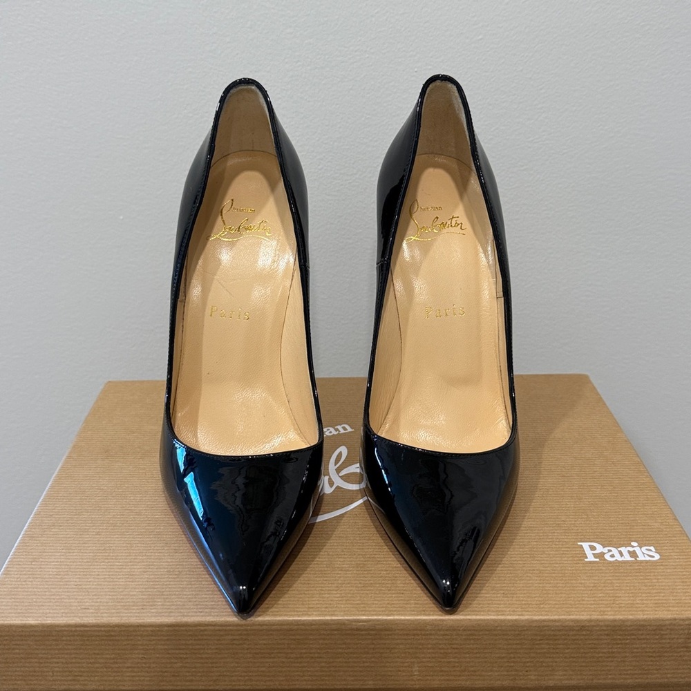 Christian Louboutin So Kate 120 Patent Pumps – Black, Size 38 - Picture 4 of 16